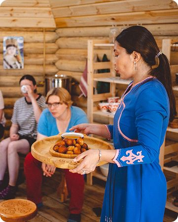 Дегустация национальных алтайских продуктов в туре