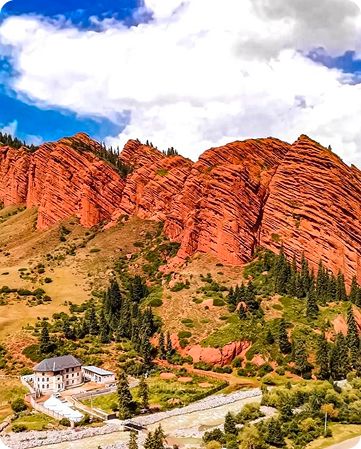 Скалы Джети-Огуз