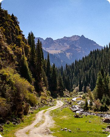 Ущелье Кыргызстана